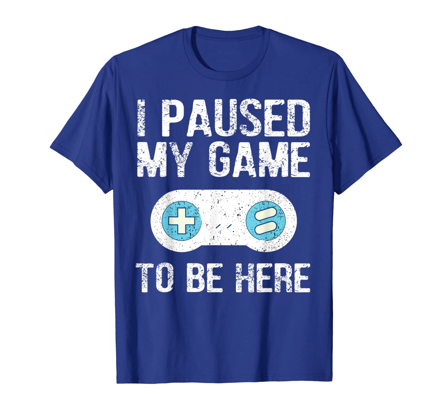 

I Paused My Game To Be Here Gamer Gift T-Shirt for Grandson, White;black