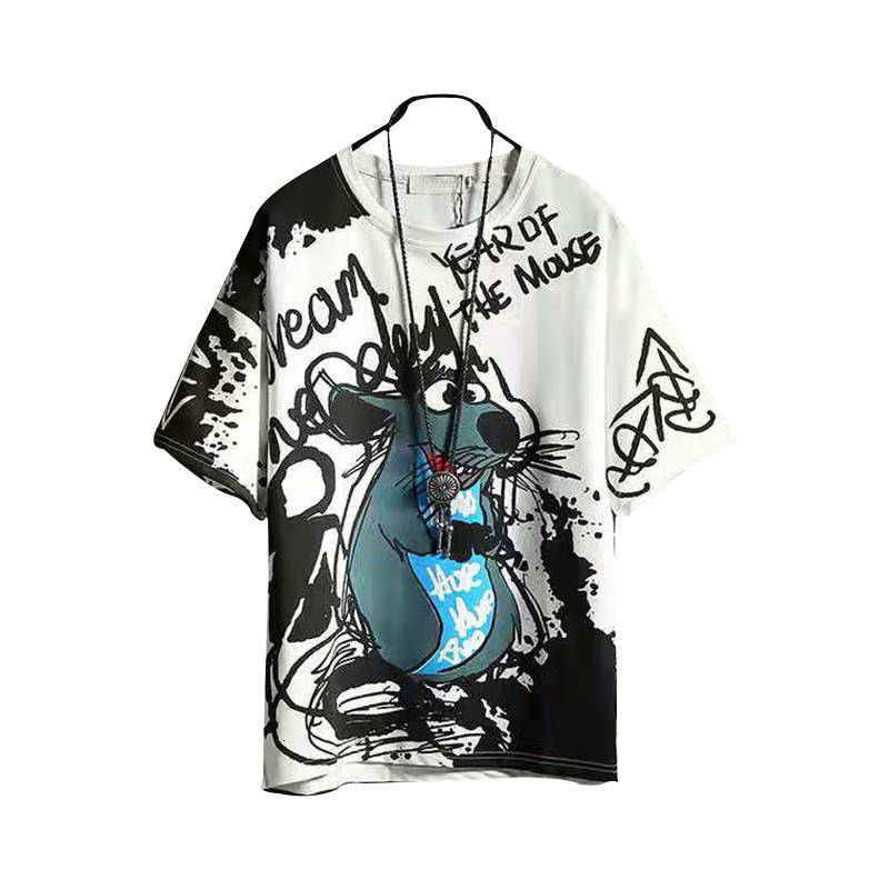 

2021 New T-shirts Impresso Do Rato Rua Meninos Mulheres Dos Homens Das Camisas De t Xjbw, White
