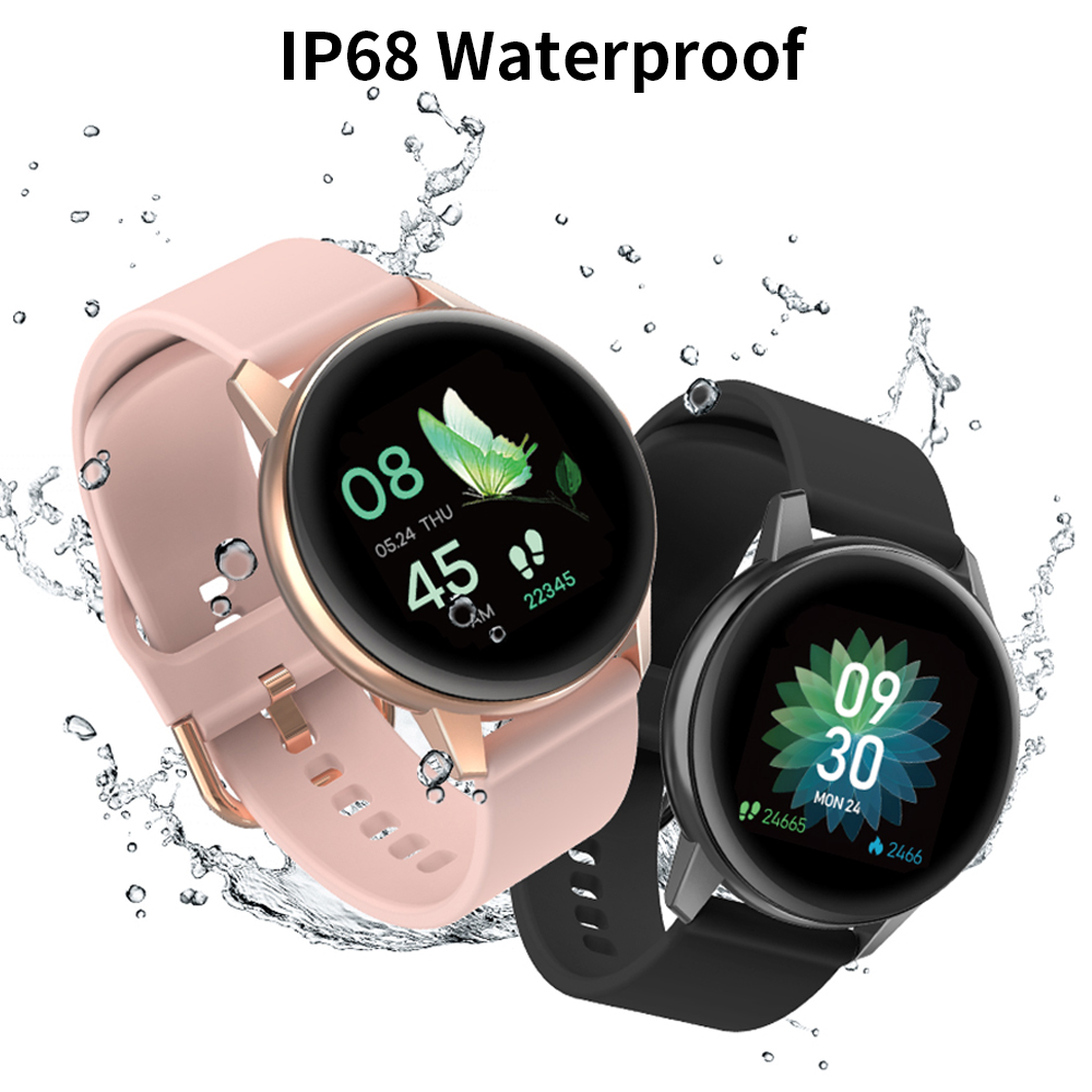 

Smart Watch Women 2021 R3 Ip68 Waterproof MenS Sport Smartwatch Woman Heart Rate Fitness WomenS Watchesg, R3 gold black