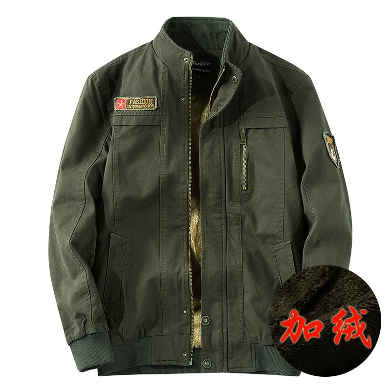 

2019 cotton men's coat outdoor casual thickened jacket, Black