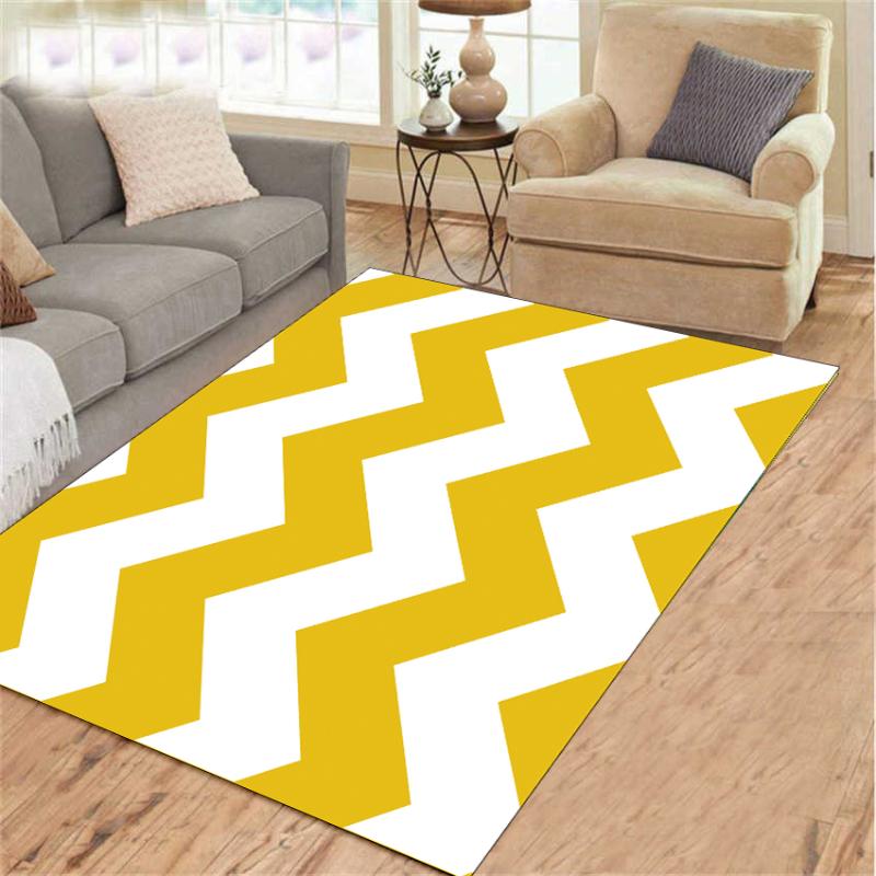 

Carpets Wonderful Modern Geometry Printed Carpet For Living Room Nordic Bedroom Decor Area Rugs Non-Slip Washable Doormat, 48244005