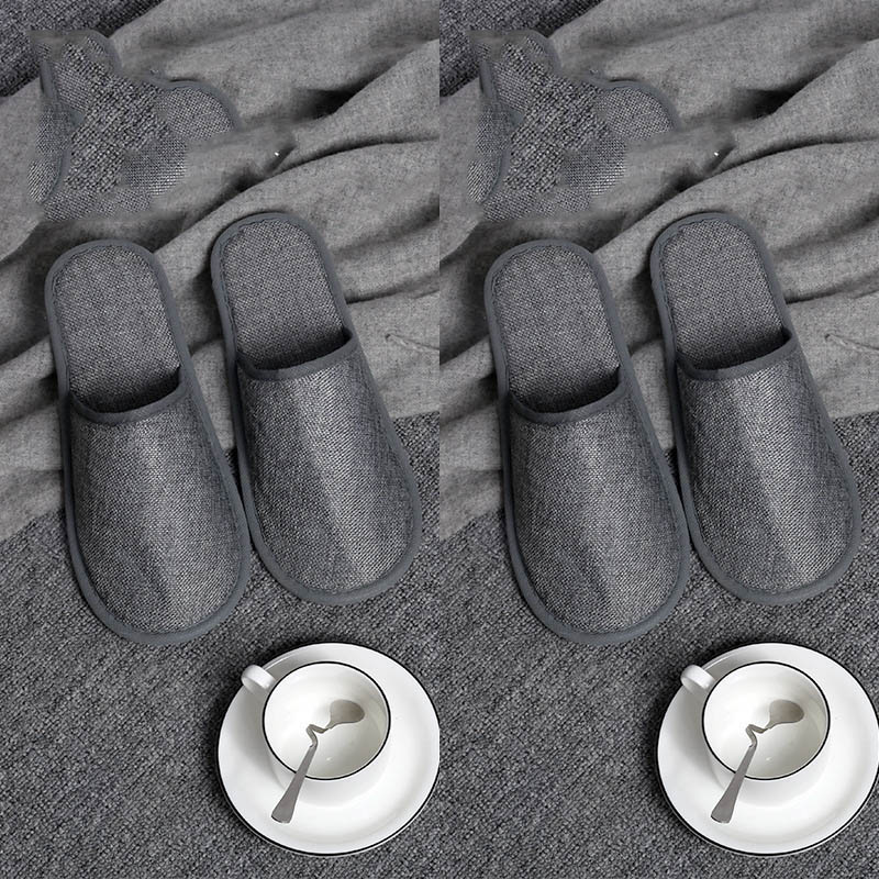 

2021 Hotel disposable slippers Shoe Clean hygienic mens womens family size 35-45 wholesale grey white pink green Comfortable freeshipping