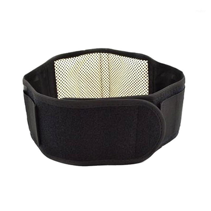 

Waist Support Adjustable Magnetic Back Brace Posture Belt Lumbar Lower Pain Massager Self-heating Therapy Belt1, As pic