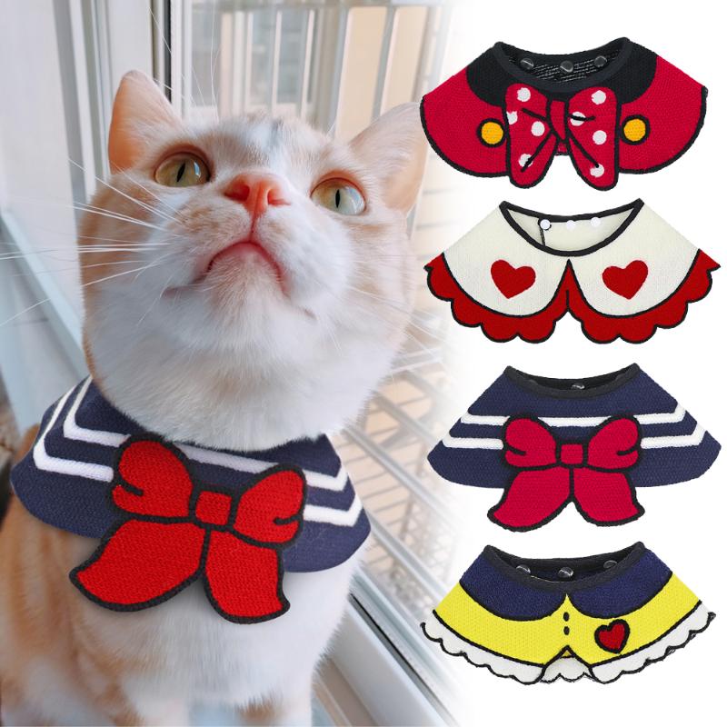 

Cat Clothes Scarf Collar Cute Costume Pet Cat Puppy For Small Dogs Cats Kitten Pets Accessories Mascotas Pet Products