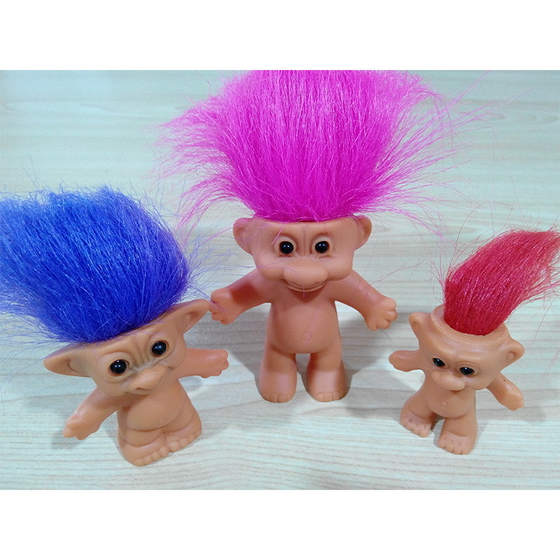 

Long Hair Troll, Ugly Little Monster Baby, Post-80s Classic Collection, Reminiscent Enamel Doll