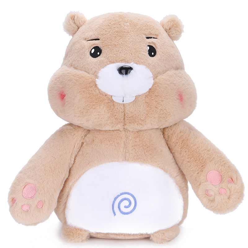 

Cute old hamster doll doll plush toy girl raw doll mouse hug in the year mascot