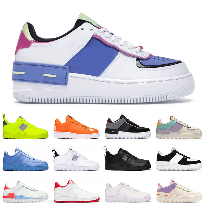 

2021 Classic Shadow Running Shoes Mens Women White Sapphire Barely Black Light Arctic Airfor 1 One Utility Volt Pale Ivory Trainers Outdoor Sneakers, D3 shadow pale ivory 36-45