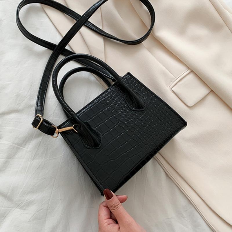 

Ladies PU Leather Messenger Bag For Women Summer Fashion Temperament Casual All-match Shoulder Bag Simple Handbag 2021 New, White