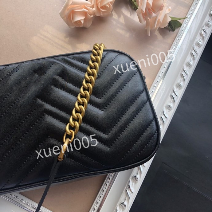 

G bag 2021 Leather Purses Brand Pouch Womens Zipper Coin Wallets Lady Clutch Bags Luxury Cowhide Handbag Fanny Pack 24-13-7cm, 01