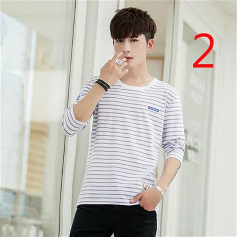 

2021 New Long-sleeved T-shirt Cotton Trending Shirt Autumn Clothes Men's Clothing Nkl1