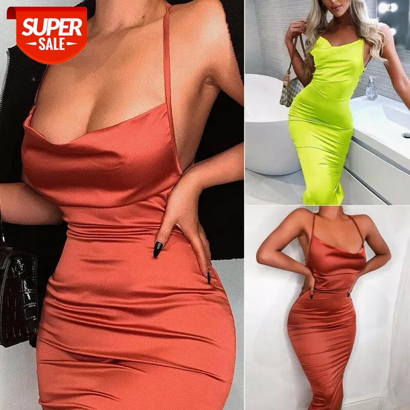 

Summer arrival Sleeveless Bodycon Pencil Dress Sexy Women Wedding Party Long Dress Low Chest String Bandage Backless #Zh46, Black;gray