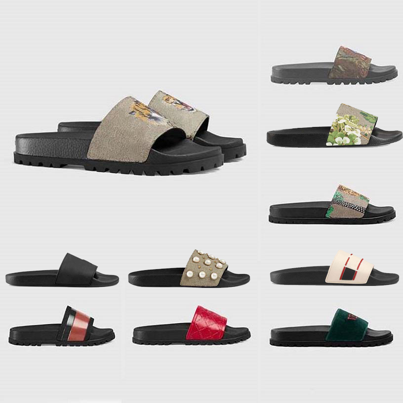 

Slippers Summer Classic Women Casual Leather Digner Flat Slid Flip Flops Men Xurys High Quality Womens Rubber Sandals Tpu Silde Mens