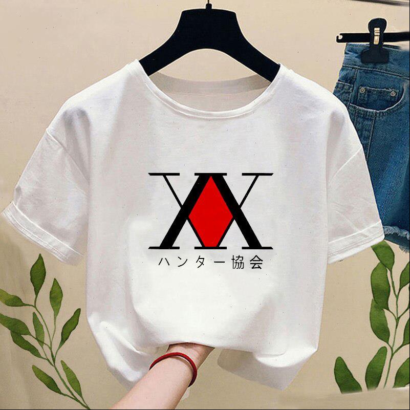 

women t shirts anime sisso hisoka shirt girl casual cartoon female camiseta mujer summer white tee drop ship