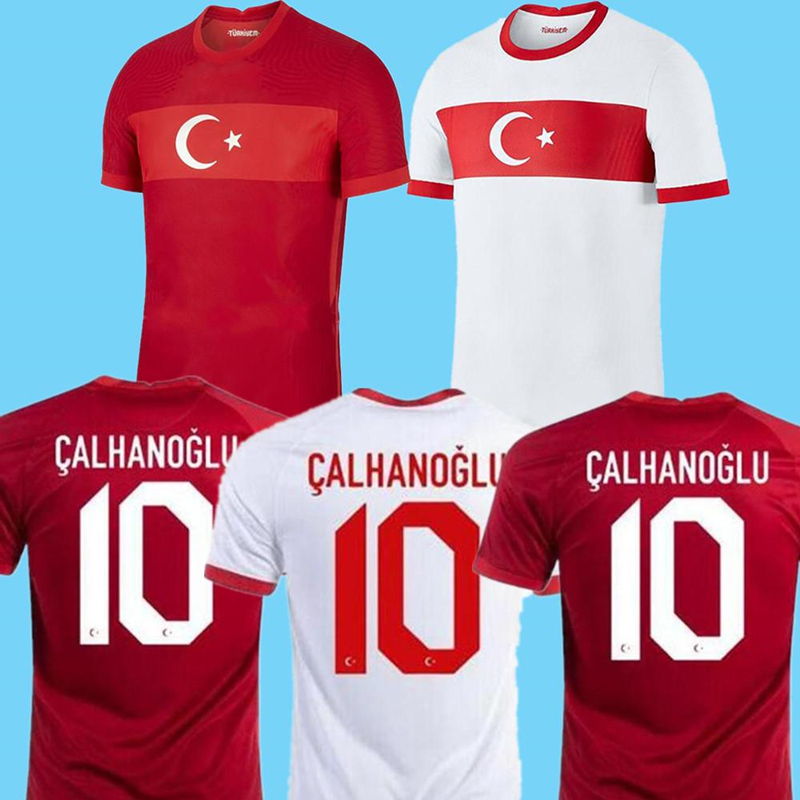 

2021 Turkey Soccer Jerseys CELIK DEMIRAL OZAN KABAK CALHANOGLU YAZICI Home away white red Football Shirt training Uniforms maillot equipe de Foot Jersey