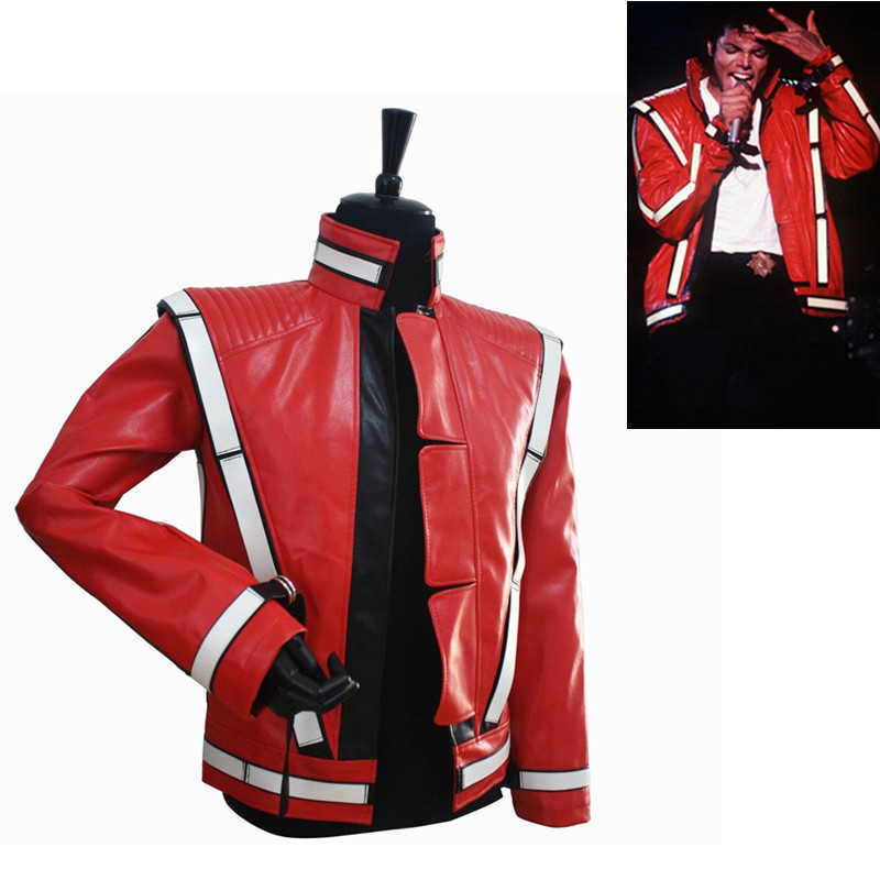 RARE MICHAEL JACKSON MJ Golden Beat It Jacket Punk Motorcycle Style 