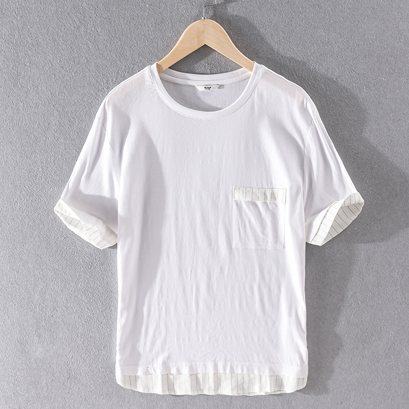 

2021 New Novo Estilo Vero Curto-mangas Compridas Branco Camisa Masculina De Linho Marca Camiseta Para Homens Casual Moda t Camisas Gmus, White