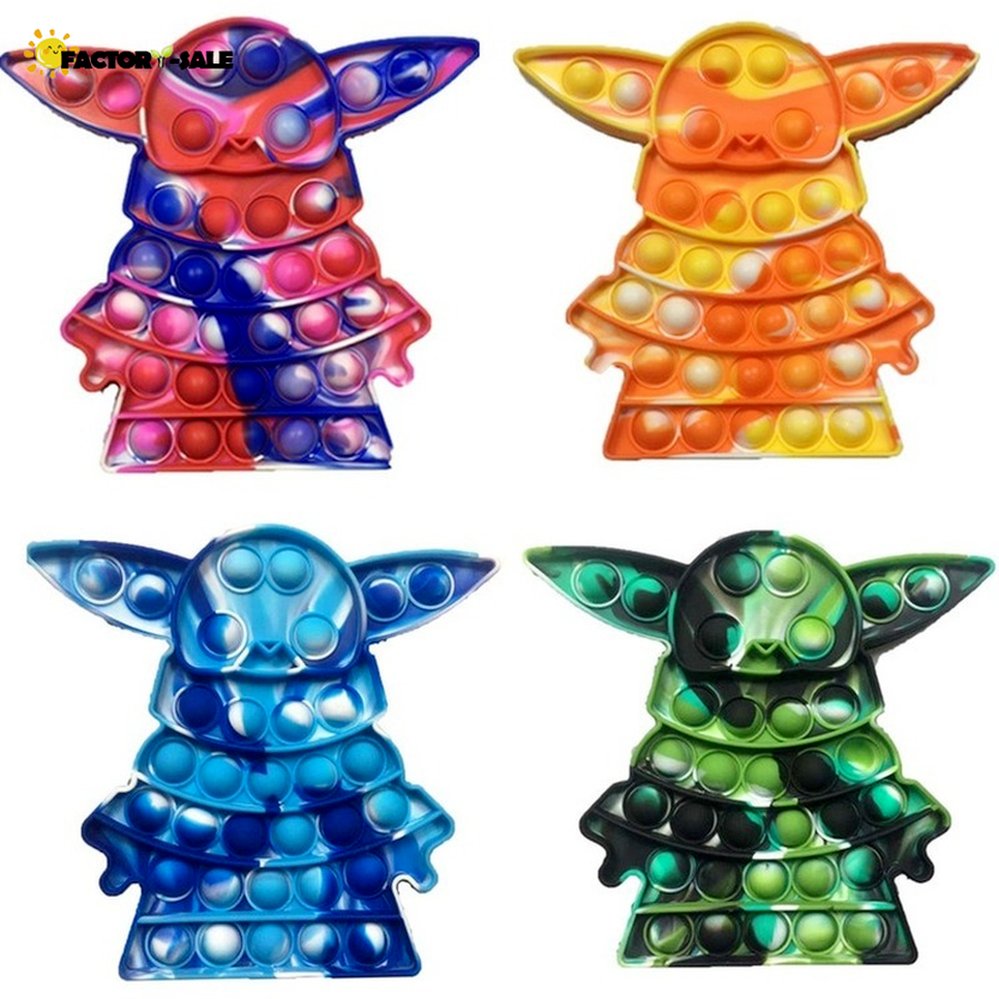 

DHL Yoda Baby It Fidget Toys Push Sensory Squishy Kid Girl Gifts Antistress Funny Fidget Finger Bubble Music Kawai Toys