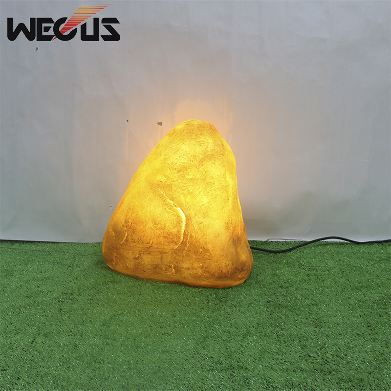 

2021 New Frp Lawn Stone-proof Dwaterproof Lamps Modern Decorative Creative Water Style Stone Backyard Way Garden to Outdoor Landscaping Re7j
