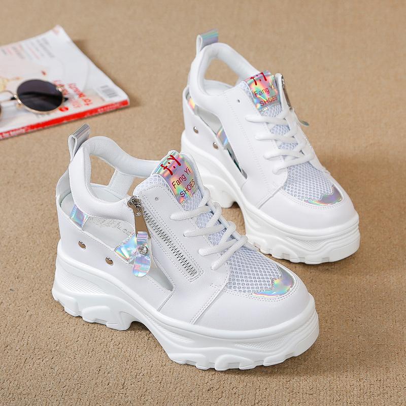 

Cross-Shoes Sandals Straps Muffins shoe With Heel 2021 Women's Increasing Height Suit Female Beige Comfort Lace Up Flat