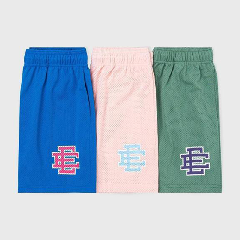 

Eric Emanuel EE Basic Short Men's Women's fitness shorts, mesh breathable beach pants, sports series basketball pants new York, #white