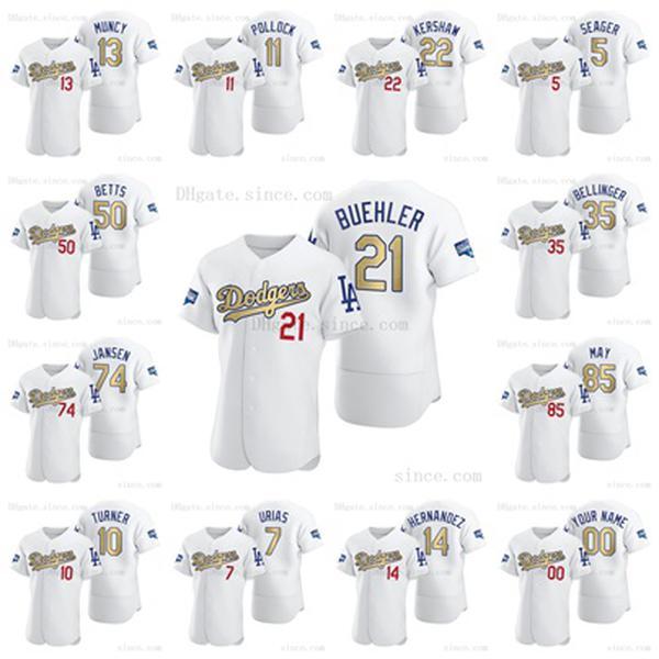 

50 Mookie Betts Jersey Womens 2021 White Gold Program 5 Corey Seager Cody Bellinger Clayton Kershaw Justin Turner Walker Buehler Jerseys, Blue;black