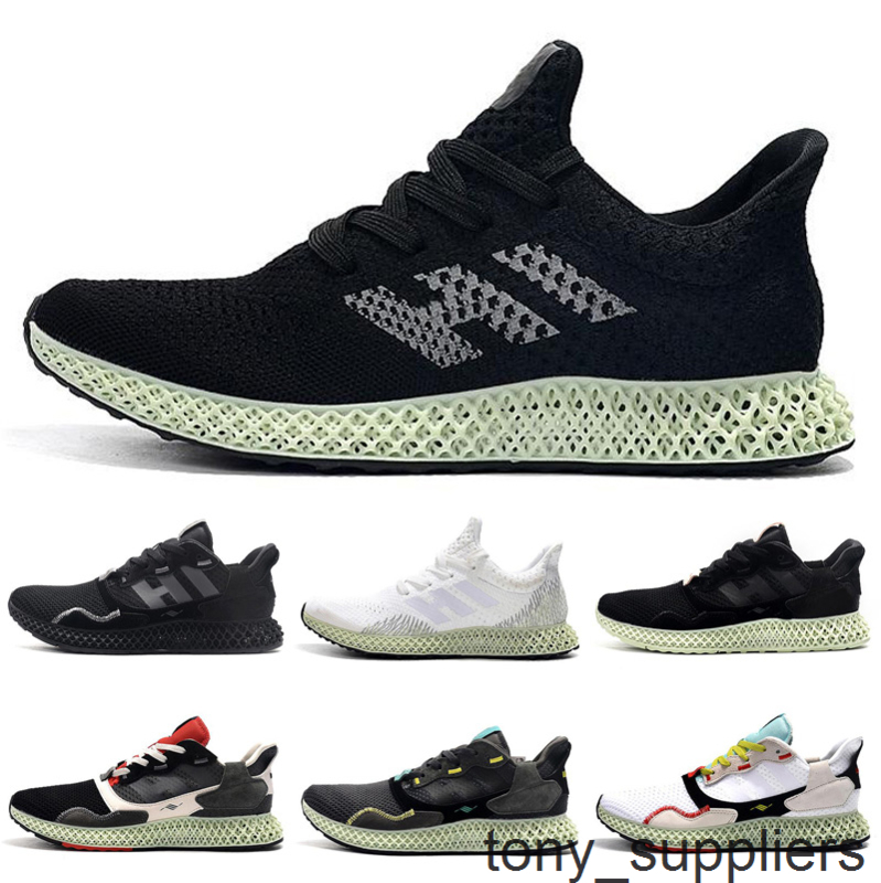 

2019 Hender Scheme Mens ZX 4000 Futurecraft 4D Running Shoes Trainers for Men ZX4000 Sneakers Carbon Male Sports Trainer Size 40-45, As photo 1