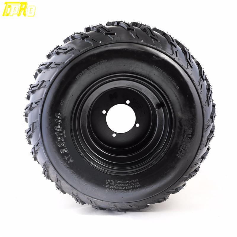 

TDPRO New 22x10-10 10" Tire with Rim Wheel 200cc 250cc ATV QUAD BUGGY Go Kart 22x10x10