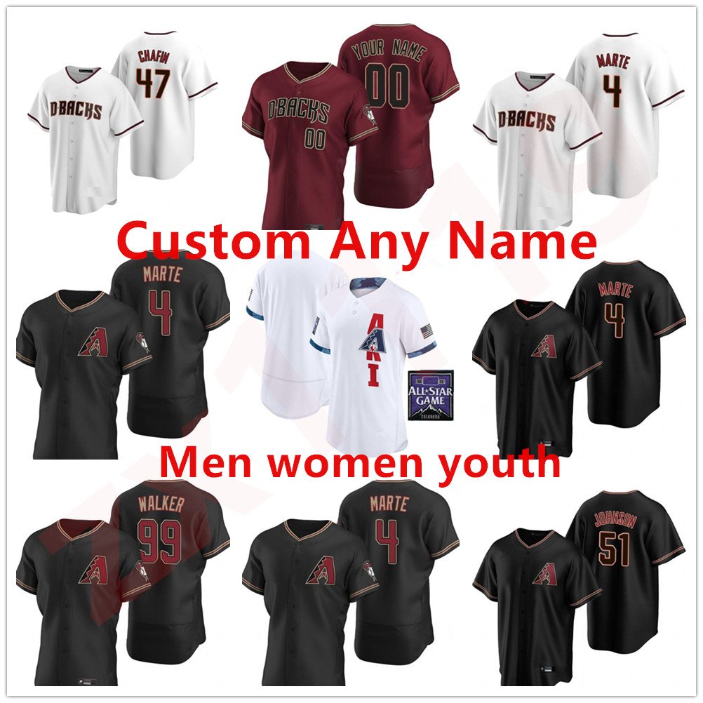 

2021 All-Star Game Baseball Jersey Arizona Mens women youth Patrick Corbin Alex Young Luke Weaver Bo Takahashi Jimmie Sherfy Red Black Diamondbacks Jerseys, As pic