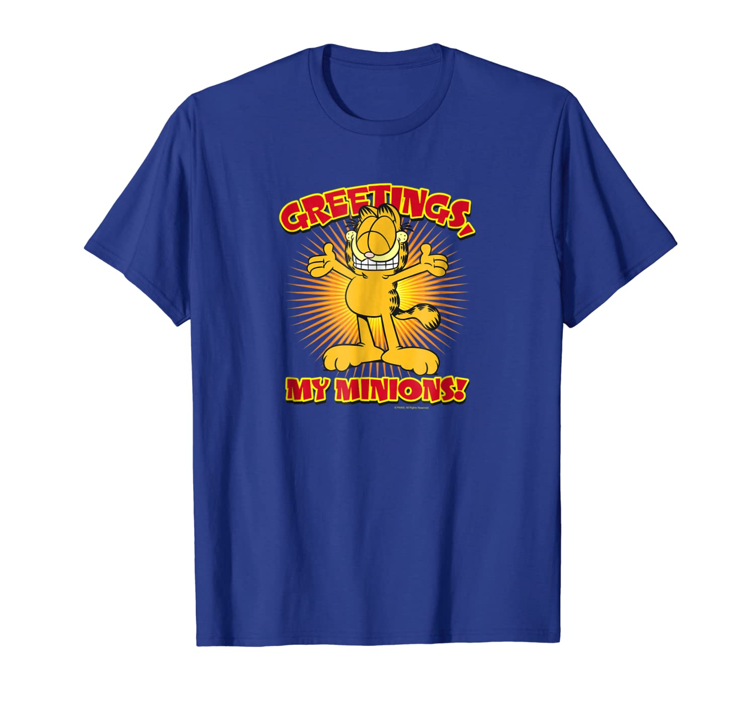 

Garfield Minions T Shirt, White;black