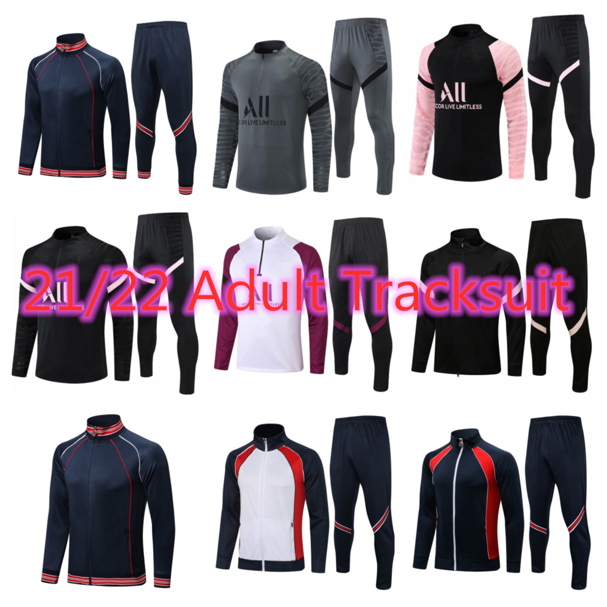

2021 2022 mens tracksuit kids football training suit kits 21 22 men kid soccer tracksuits jogging jacket sets chandal futbol, 10