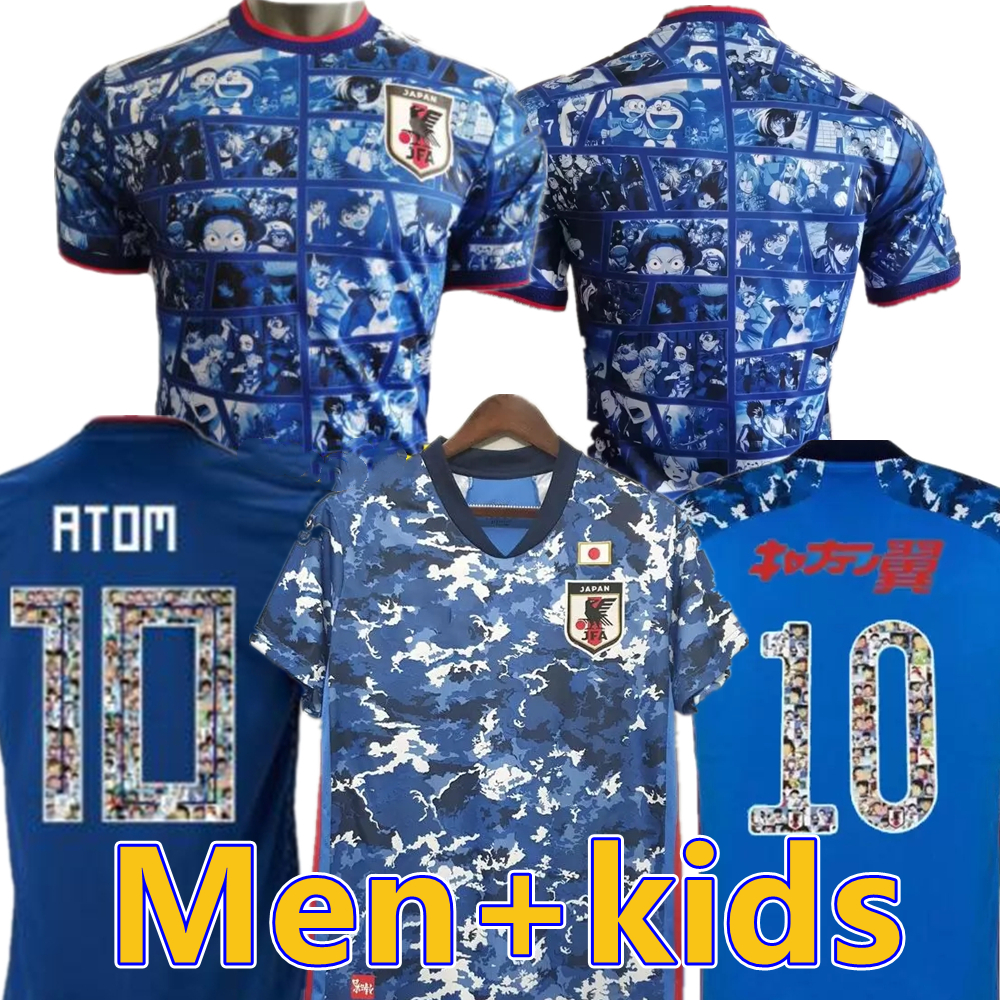 

Player Version Japan 20 21 Soccer Jersey Cartoon Captain TSUBASA Name Number ATOM Home Japanese Customized Football Shirt maillot tops, No name number