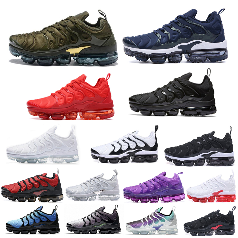 

Vopars Tn Plus Running Shoes SIZE 13 Vapourmax Tns Men Women Atlanta Black Royal maxes Trainers Sports Sneakers 36-47, #19