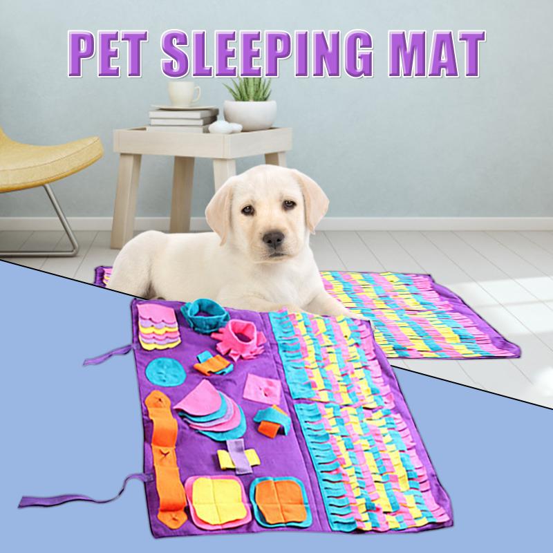 

Foldable Sniffing Carpet Dog Large Pet Mat Non-slip Interactive Play Slow Feeding Bowl Dispenser Puzzle Toys Kennels & Pens