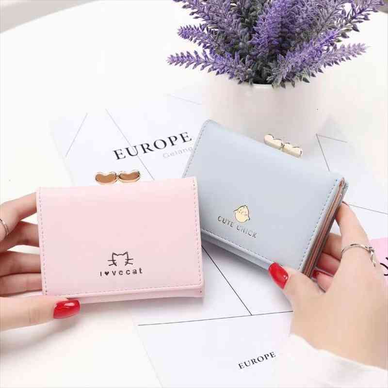 

womens wallet small fashion brand pu ladies and card bag clutch, Red;black