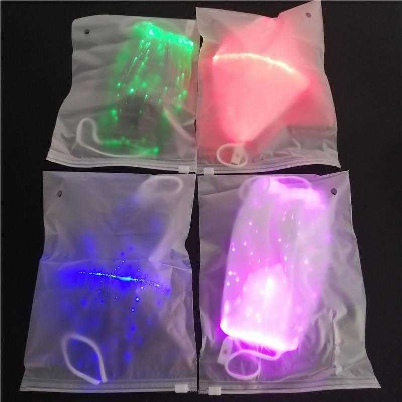 Changing Glowing LED Face Masks Halloween Luminous Mask With PM2.5 Filter Anti-dust Christmas Mask