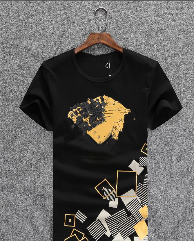 

2021New Summer Men T Shirts Short Sleeves Funny Anime Letter Printing Mens Tee Shirts Fashion Men Casual T ShirtGG522, White;black