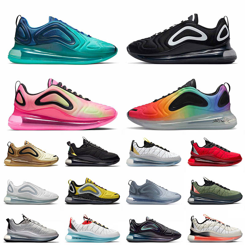 

Top Quality Air Cushons 72C 818 Running Sports Shoes Men Women Sea Forest Oreo Pink Blast OOutdoor 720s Total Eclipse Trainers Sneakers