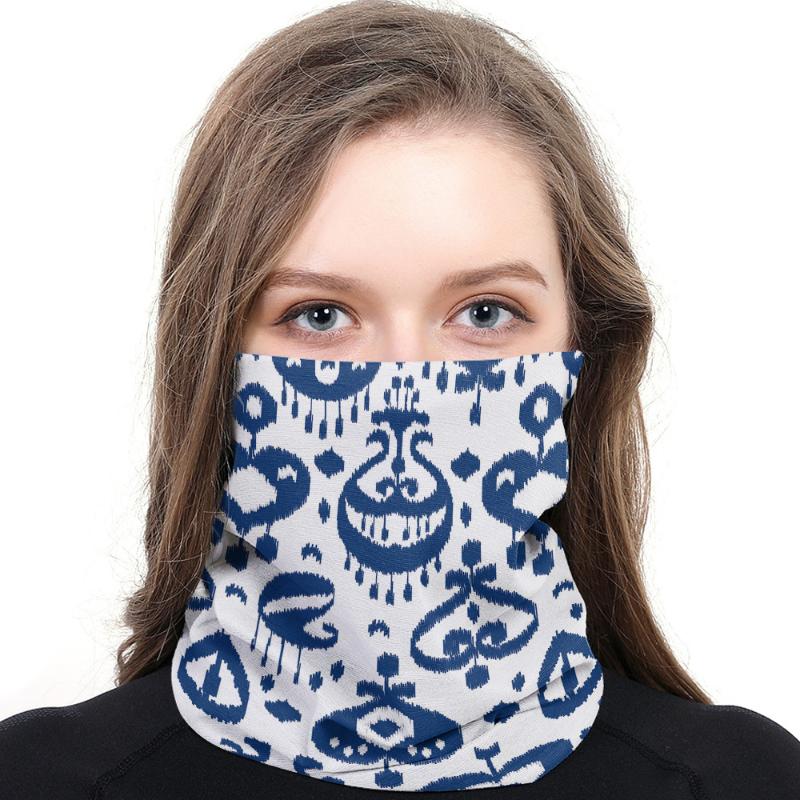 

Scarves Geometric Heart Splicing Neck Gaiter Magic Scarf Mens Ladies Rectangular Hijab Custom