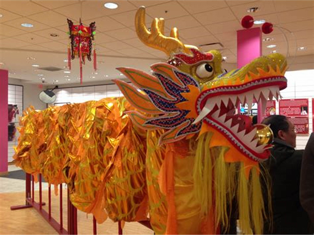 

Traditional DRAGON DANCE size 3# 10m adult Gold 6 player ORIGINAL stage wedding Folk mascot costume china special culture holiday party, Green