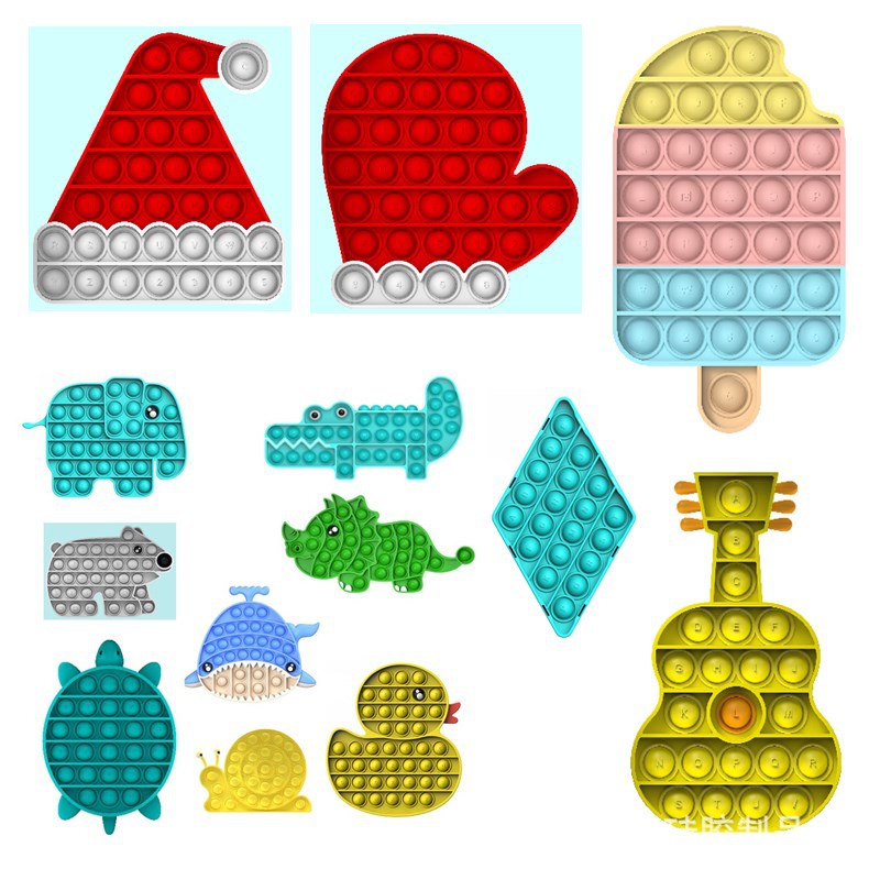 

Pop It Fidget Tie-dye Sensory Push Pop Bubble Fidget Sensory Toy Autism Special Needs Anxiety Stress Reliever for Students Office Workers