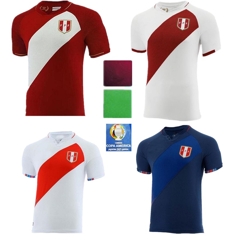 

2021 2022 Peru camisetas de fÃºtbol Copa American jerseys Home white Away Red GUERRERO FARFAN CUEVA LAPADULA LORES 21/22 Soccer Jersey Adult, Black