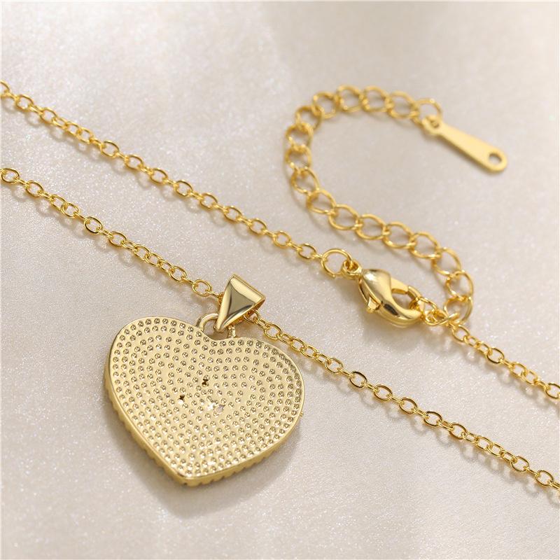Pendant Necklaces Fashion Jewellery Vintage Designer Tree Gold Micro Inlaid Zircon Round Choker Party Trendy Statement For Girls-image-710269325