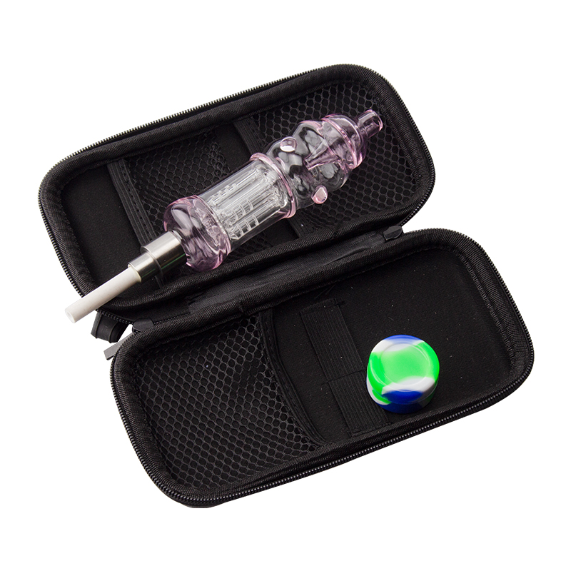 Glassvape168 CSYC NC033 Hookah Arm Tree Perc Glass Pipes 510 Titanium Quartz Ceramic Nail OD 32mm Dab Rig Bubbler Pipe Dabber Tool Silicon Jar Ca-image-456411084