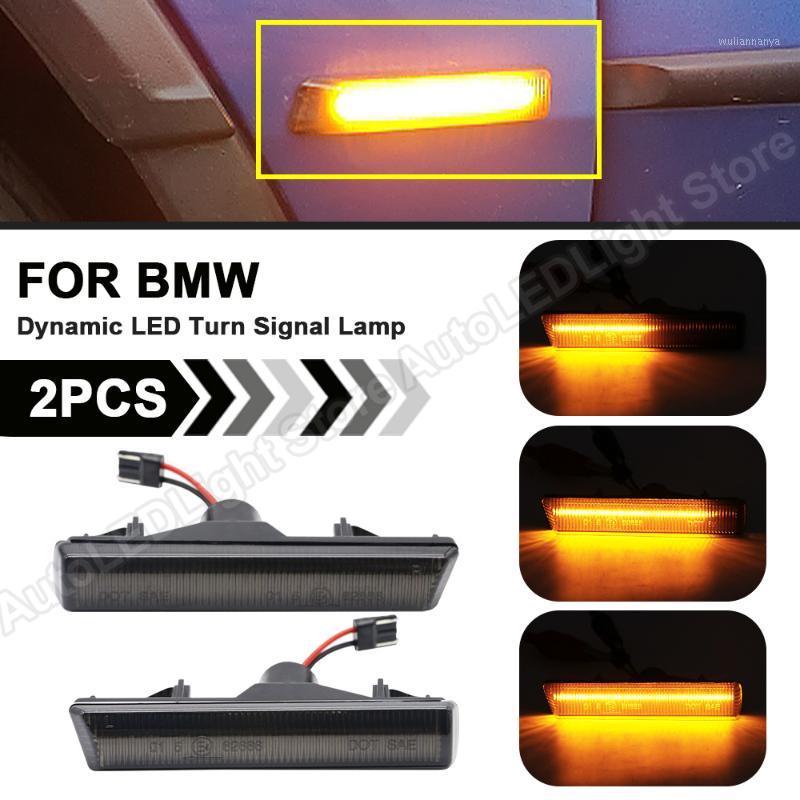 

2Pc For 3 7 Series E38 E46 M3 2001 2002 2003 2004 2005 2006 Dynamic Blinker Indicator LED Side Marker Light Turn Signal Lamp Emergency L Lig