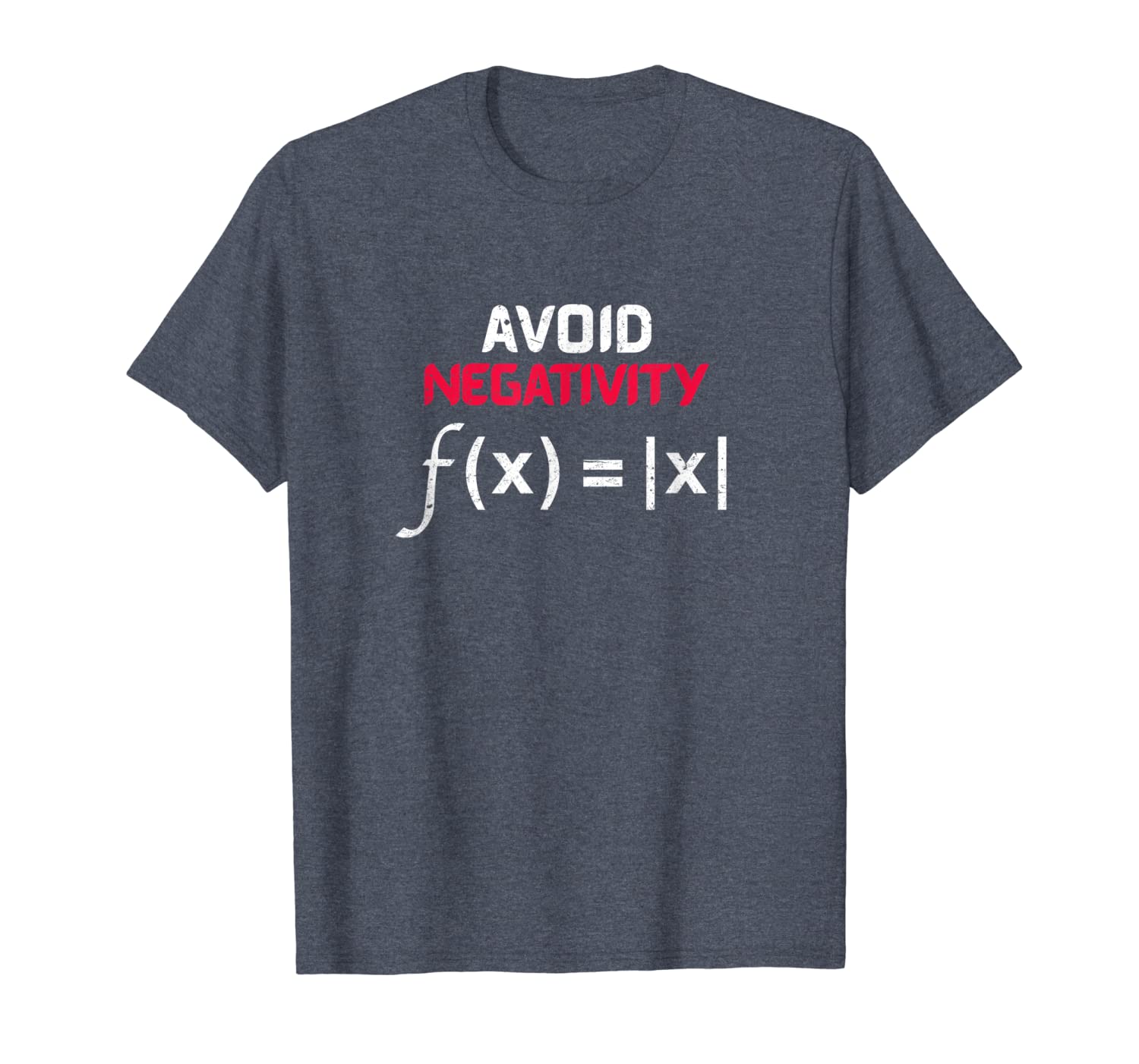 

avoid negativity math t shirt i funny math teacher shirt, White;black