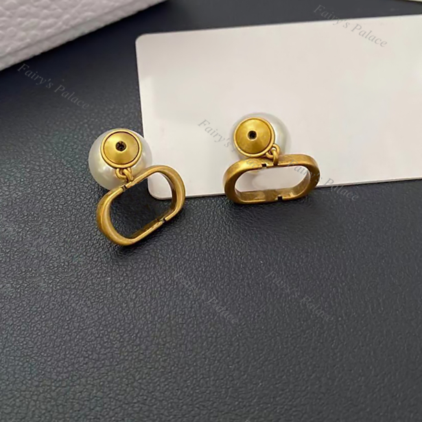 

Have stamp Fashion Charm Women Earrings Jewelry Earring Studs Pearl Earings party wedding lovers gift engagement