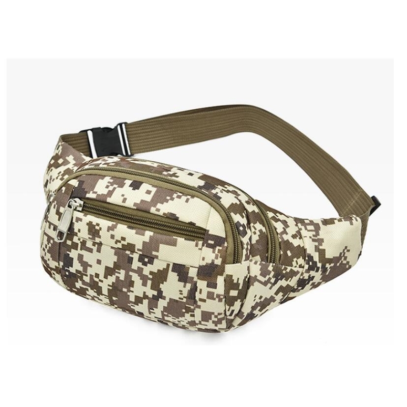 

Camouflage Waist Pack Shoulder Messenger Bag Fashion Chest Bag 210708, Green