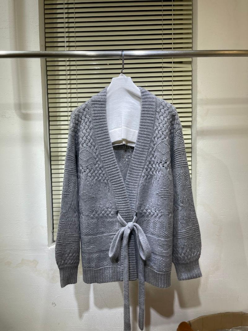 

Women's Knits & Tees 2021 Women Fashion Long-sleeved Sexy Lace-up Cashmere Cardigan 1025