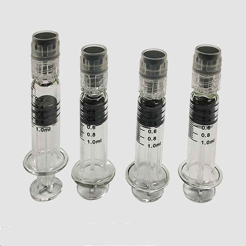 

Clear Plastic PP Tube Packaging 1ml,2.25ml,3ml,5ml Luer Lock Glass Syringe For 510 tank 92A3 Ce3 M6T liberty Vaporize