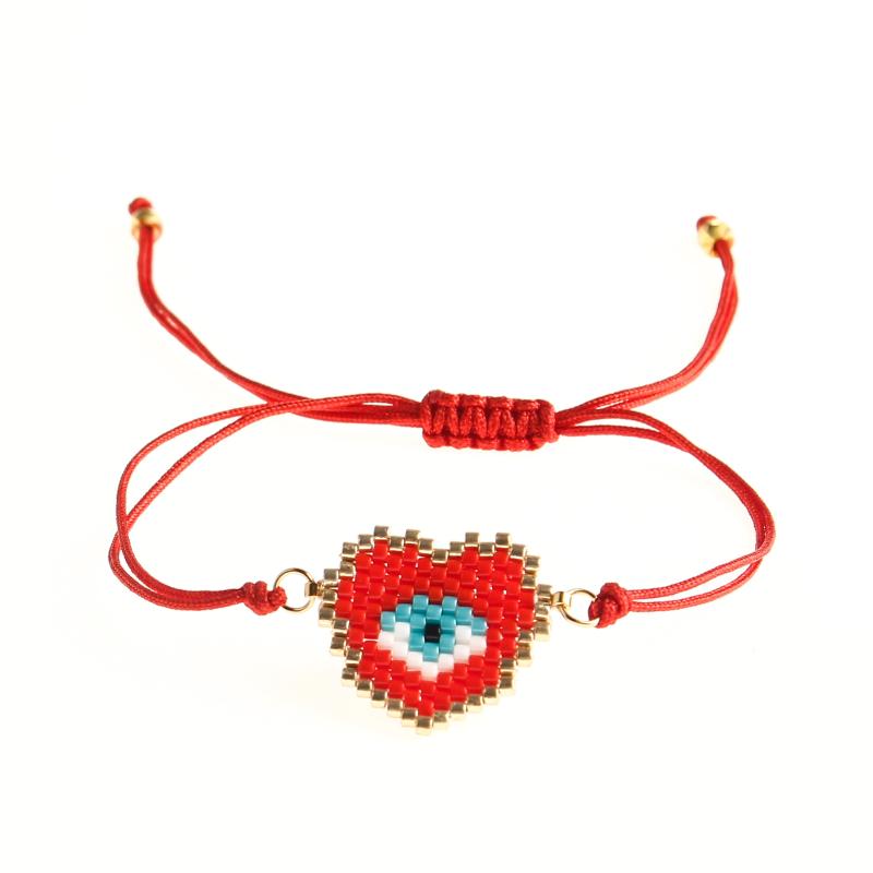 

Miyuki Beads Bracelet Bohemian Handmade Turkish Blue Eyes Ethnic